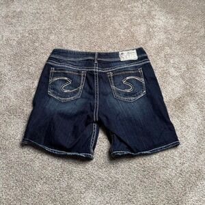 SILVER JEANS "SUKI SHORT" INIDIGO DENIM SHORTS